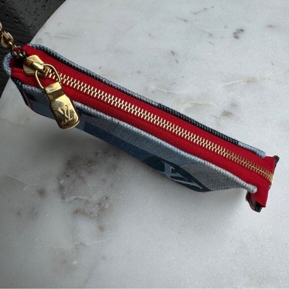 Louis Vuitton Monogram Denim Micro Pochette Accessoires - Picture 5 of 12